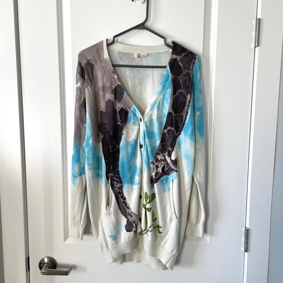 ANTHRO / MOTH / TIGA GIRAFFE CARDIGAN